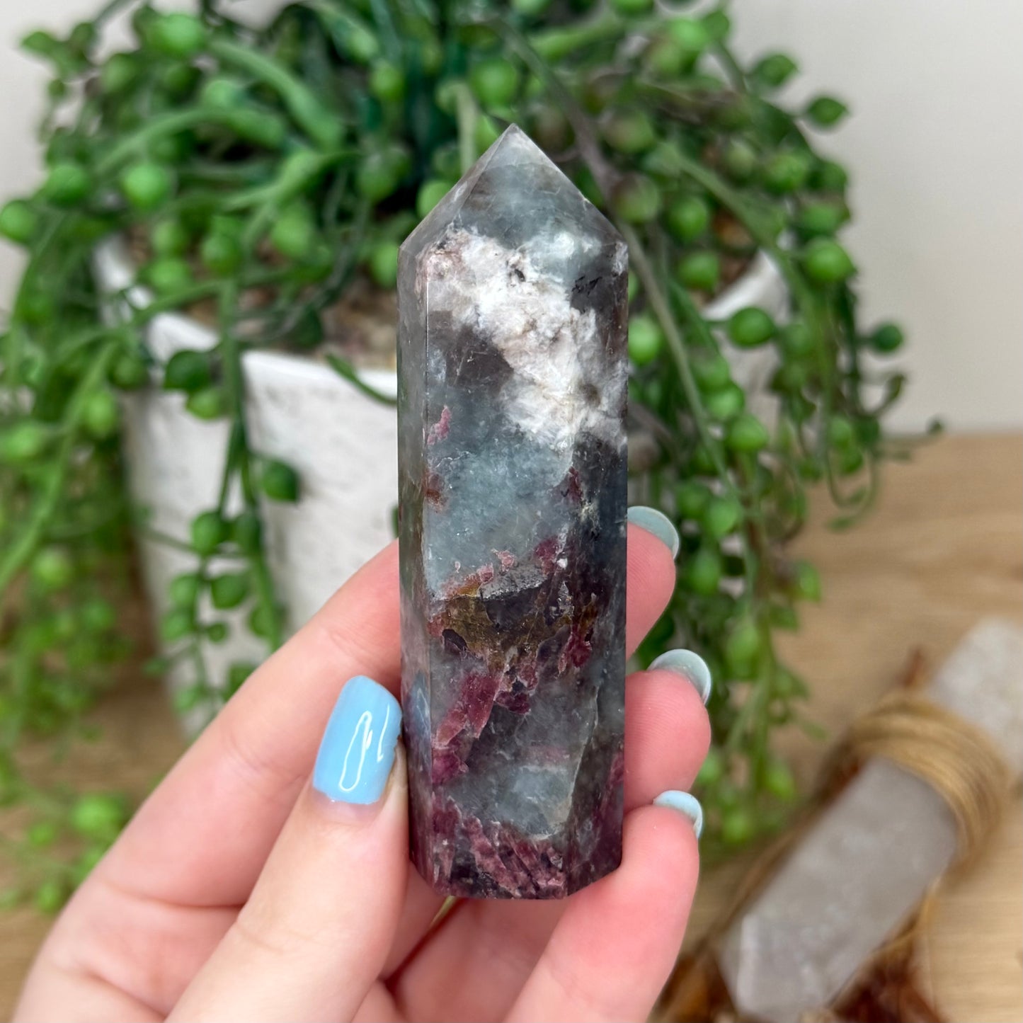 Pink Tourmaline / Aquamarine Point (Z65)