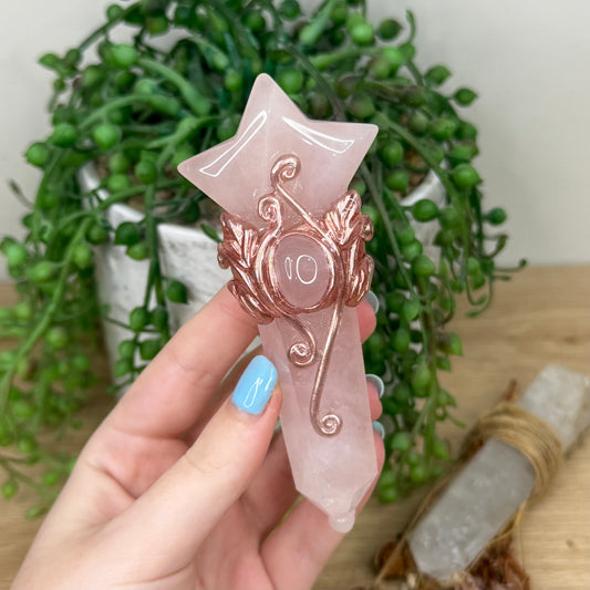 Rose Quartz Wand (Z175)