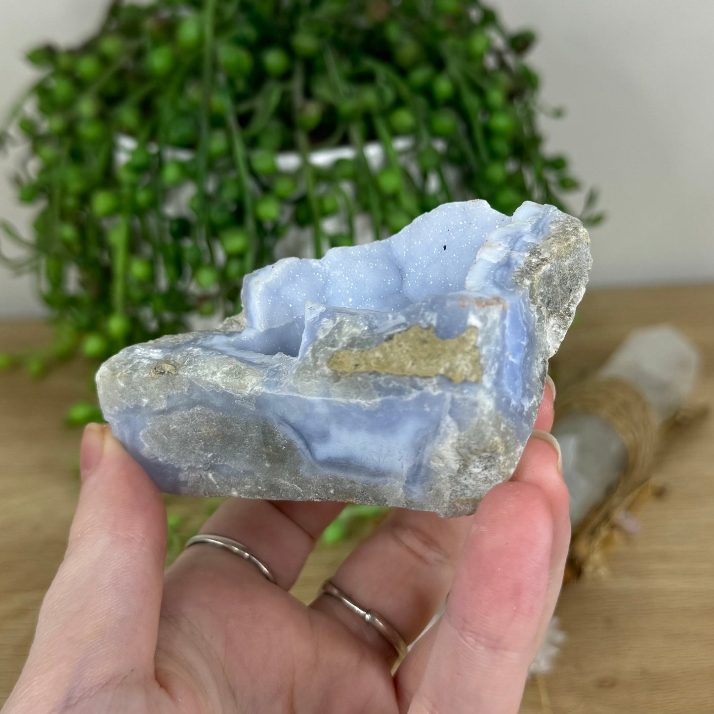 Blue Lace Agate Raw (O953)