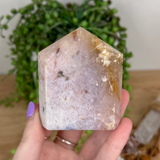 Plume Agate Domino Point (T532)