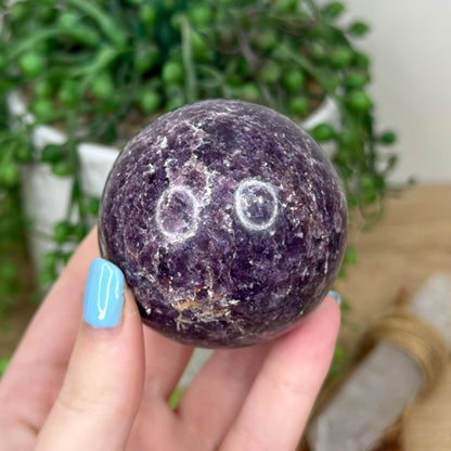 Purple Mica Sphere (Z123)