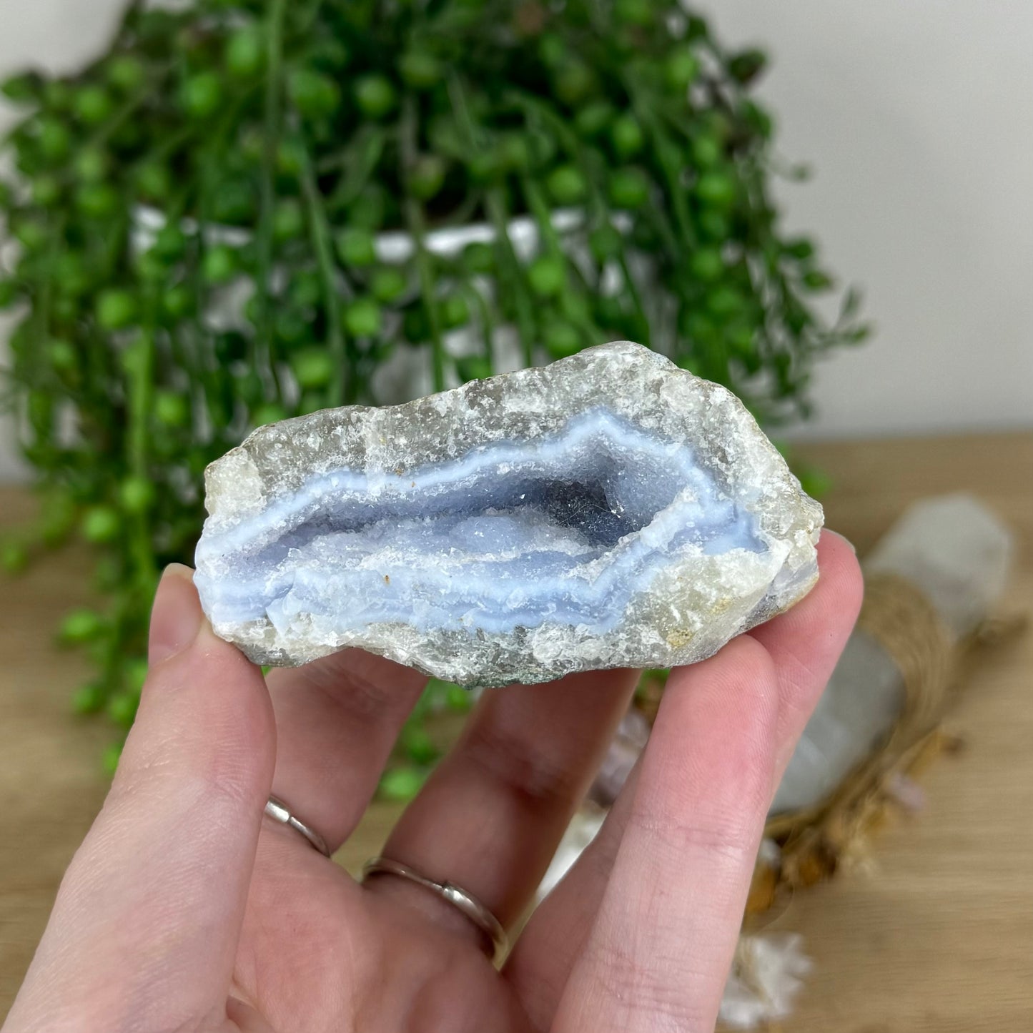 Blue Lace Agate Raw (O947)