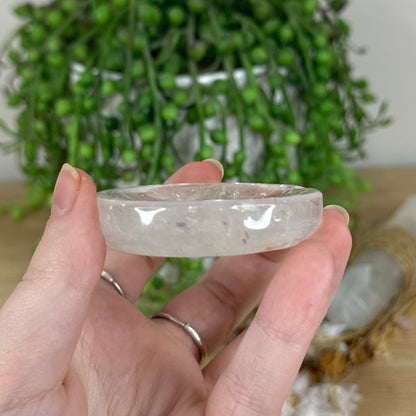 Clear Quartz Bowl (O926)