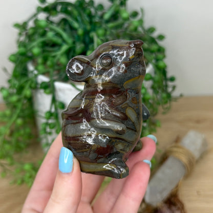 Polychrome Jasper Mouse (Z236)
