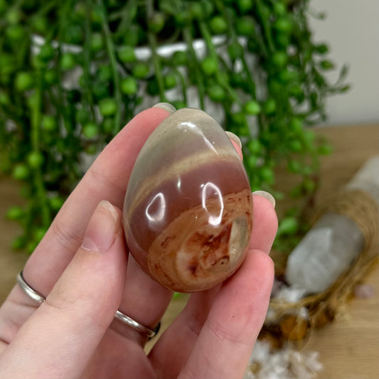 Polychrome Jasper Egg (K520)