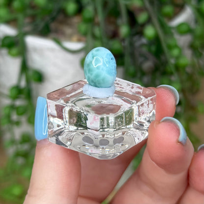 Larimar Cabochon On Stand (Z219)