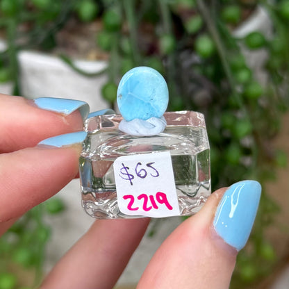 Larimar Cabochon On Stand (Z219)