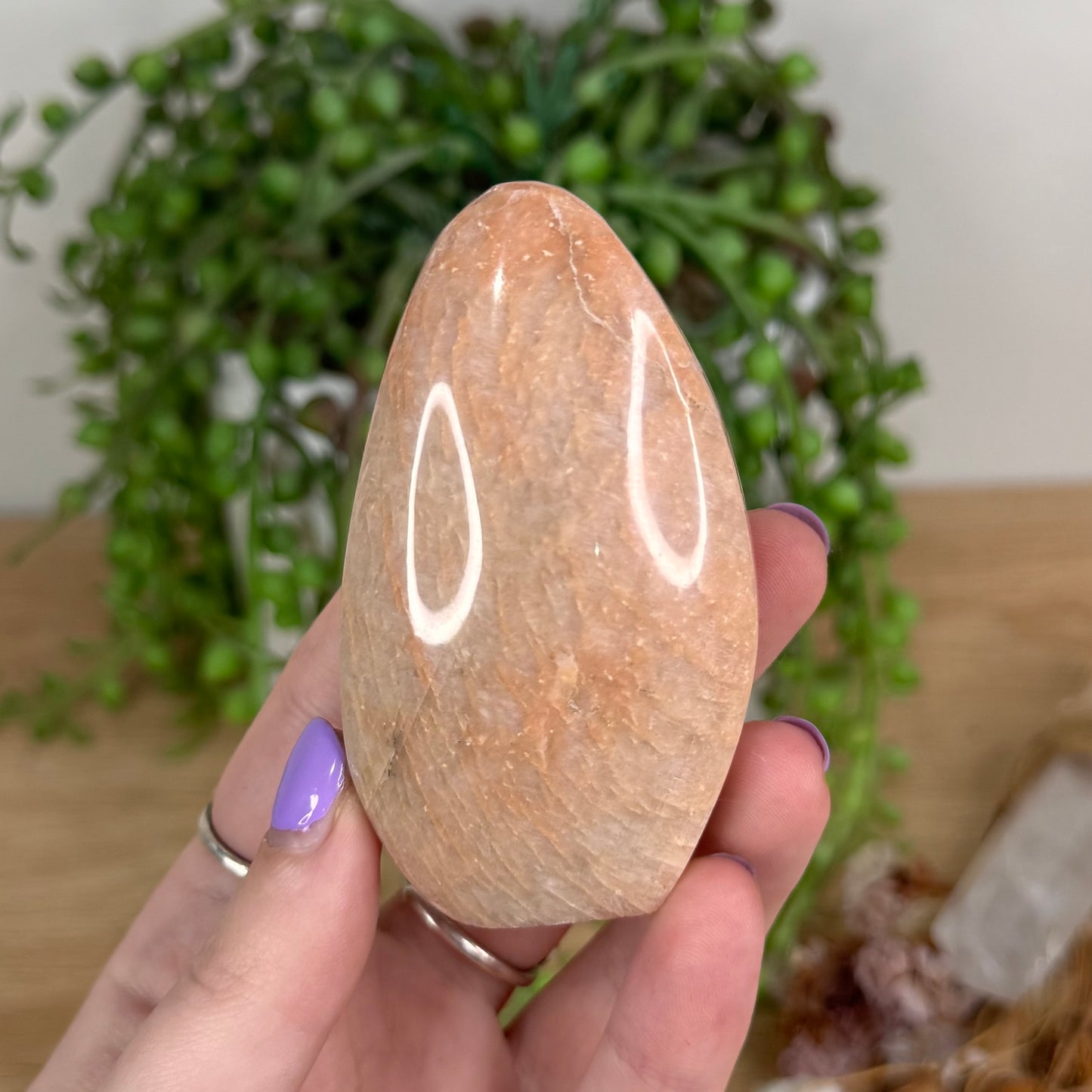 Peach Moonstone / Sunstone Arch Free Form (T309)