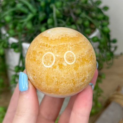Yellow Calcite Sphere (Z197)