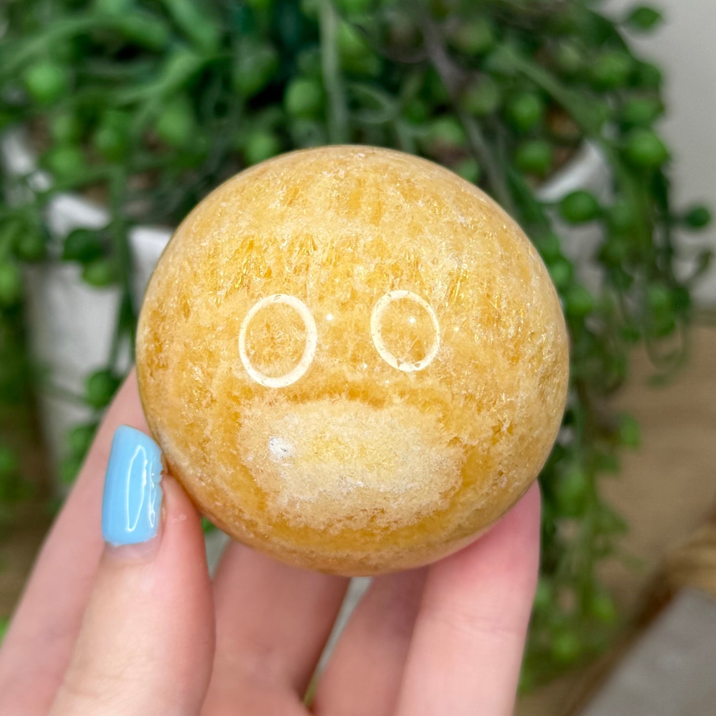 Yellow Calcite Sphere (Z197)
