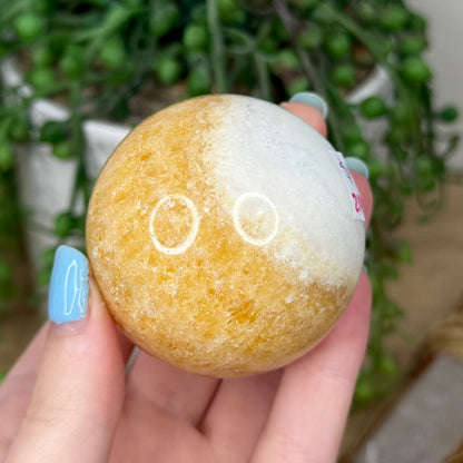 Yellow Calcite Sphere (Z197)
