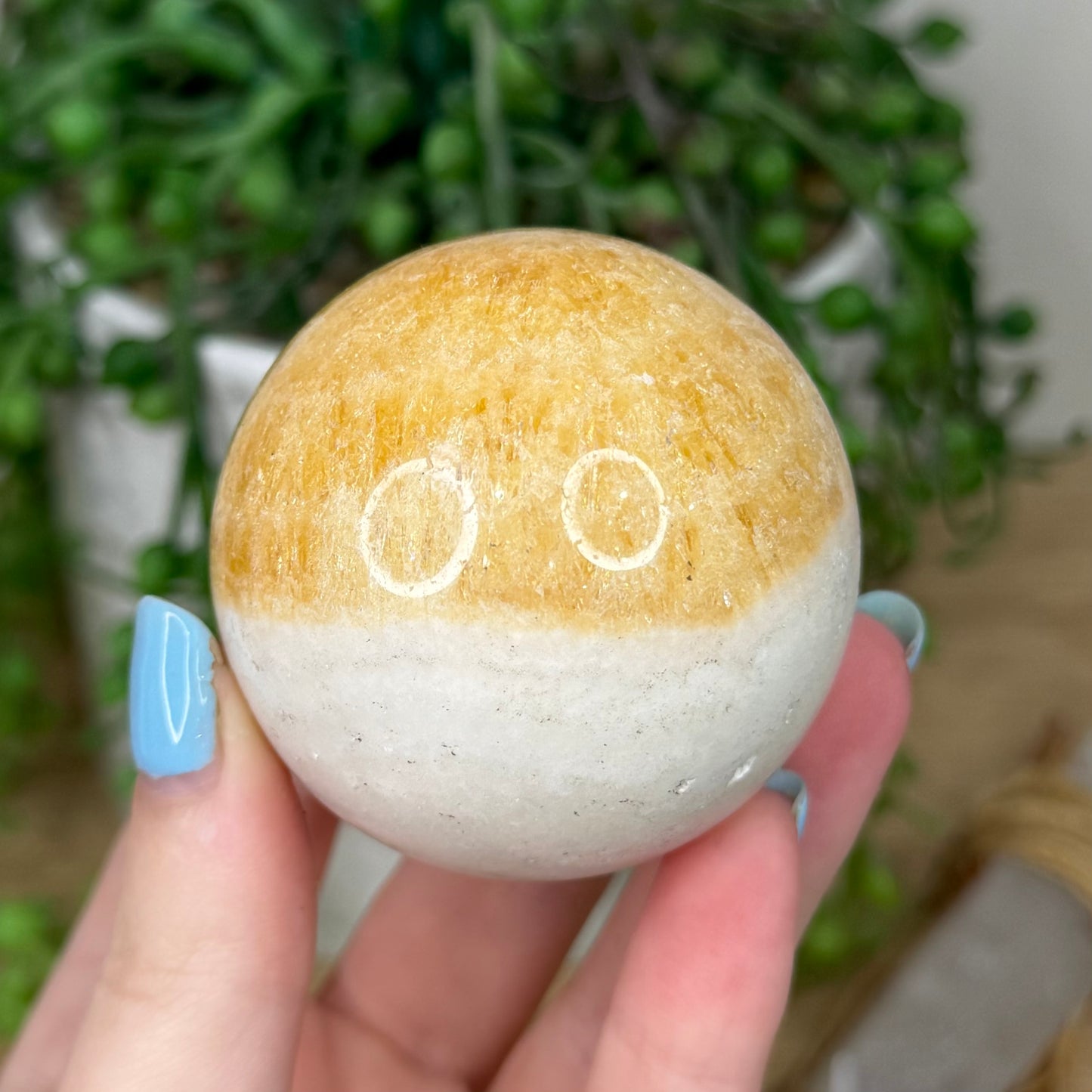 Yellow Calcite Sphere (Z198)