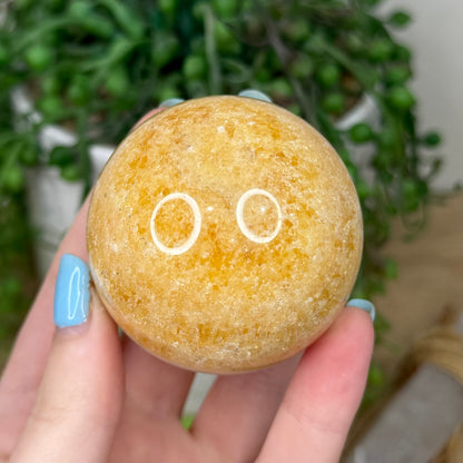 Yellow Calcite Sphere (Z198)