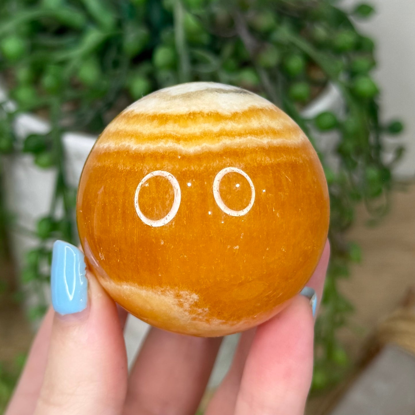 Yellow Calcite Sphere (Z196)