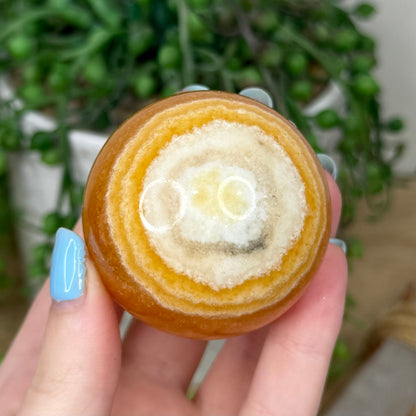 Yellow Calcite Sphere (Z196)
