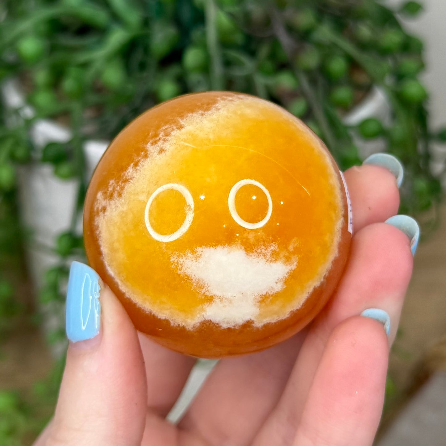 Yellow Calcite Sphere (Z196)