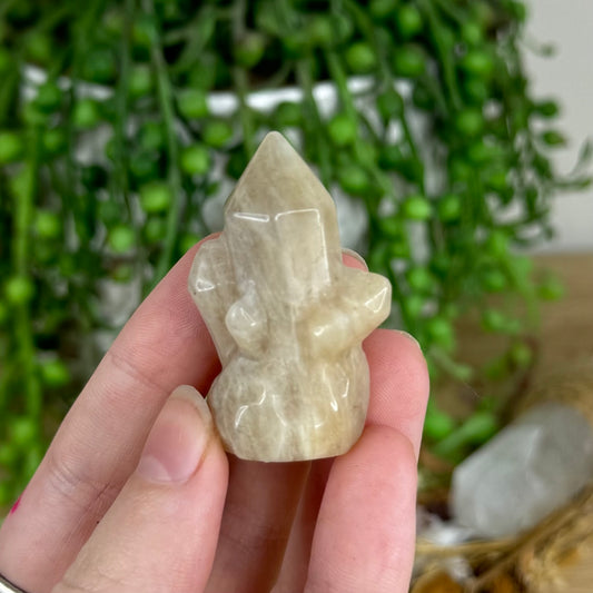 Moonstone Cluster Carving (O991)