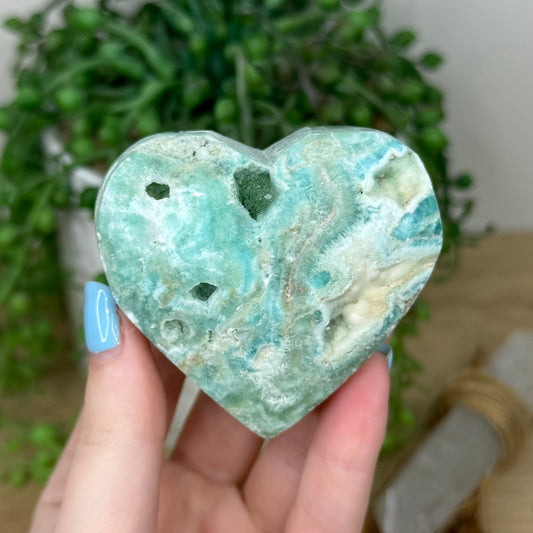 Hemimorphite Heart (N724)