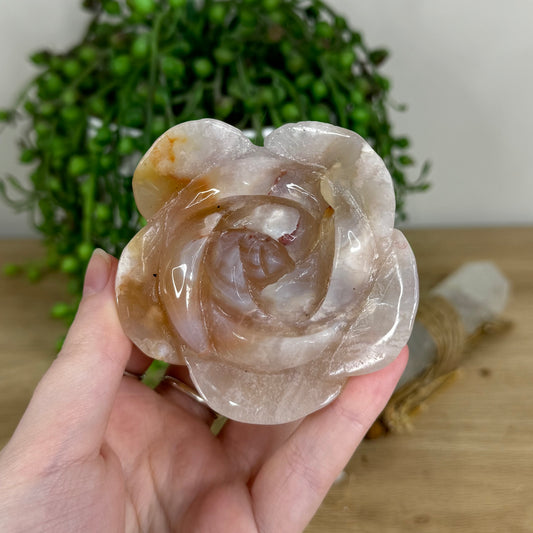 Flower Agate Flower (O979)