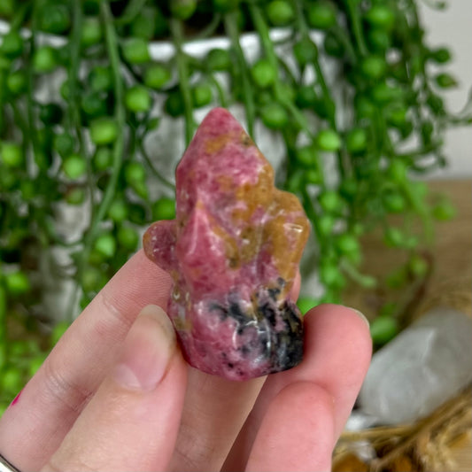 Rhodonite Cluster Carving (O987)