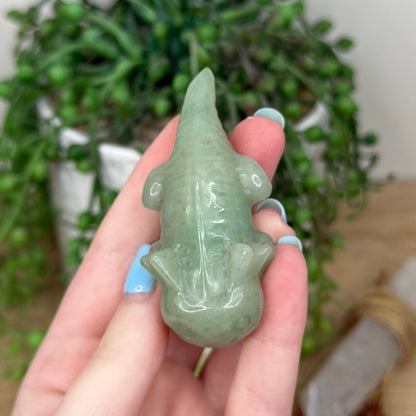 Green Aventurine Axolotl (Y437)