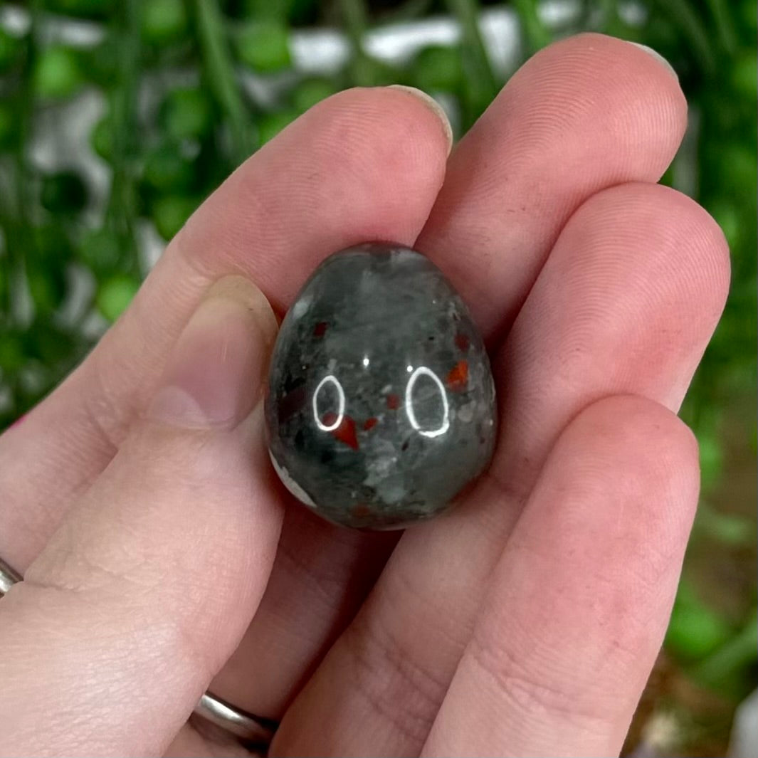 African Bloodstone Tiny Egg