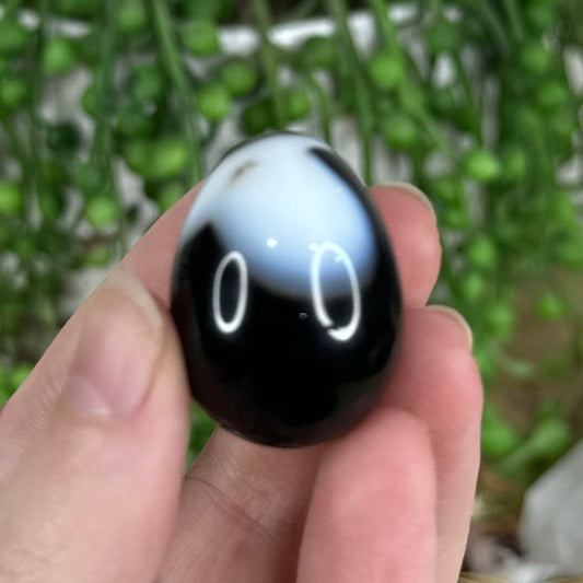 Black Agate Mini Egg (G350)