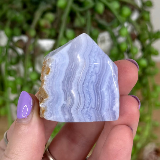 Blue Lace Agate Point (T715)