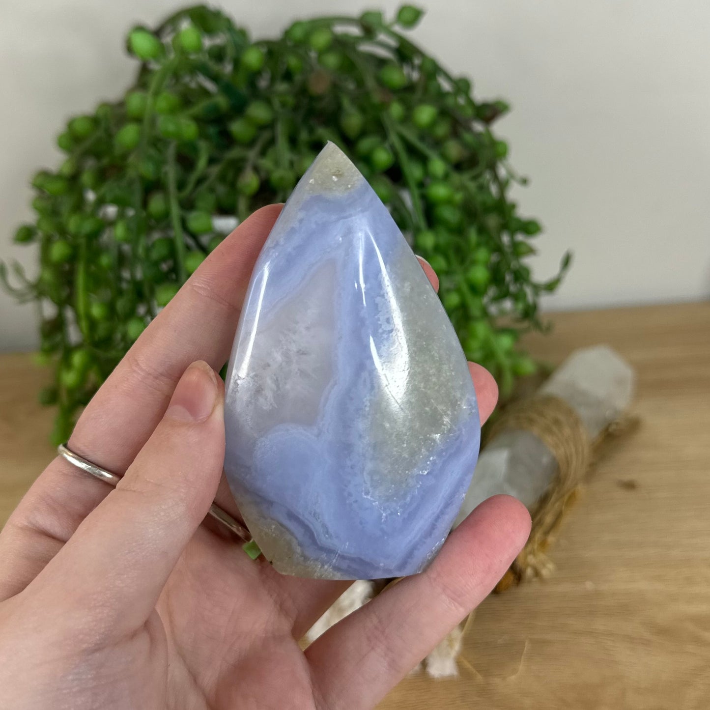 Blue Lace Agate Arch Free Form (P67)