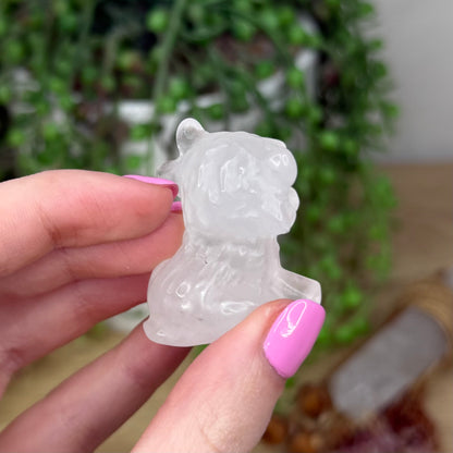 Clear Quartz Highland Cow (Z515)