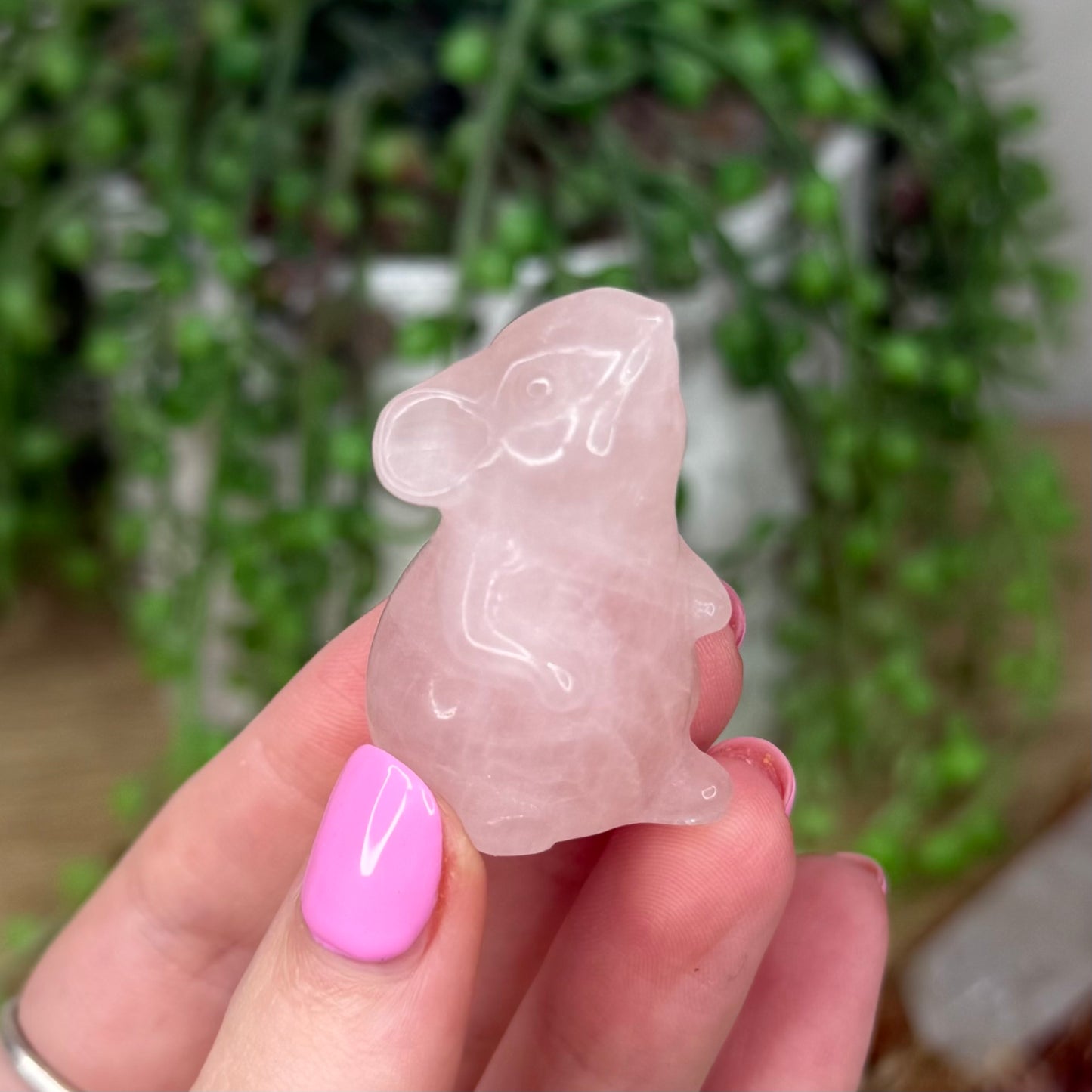 Rose Quartz Mouse (Z497)