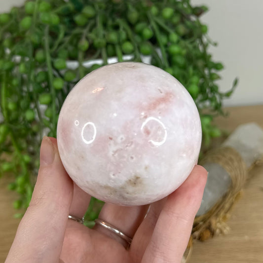 Pink Aragonite Sphere (P23)