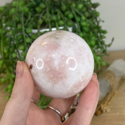 Pink Aragonite Sphere (P23)