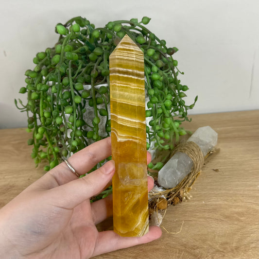 Yellow Fluorite Tower (P114)