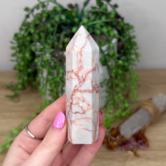 Red Vein Jasper Point (Z540)