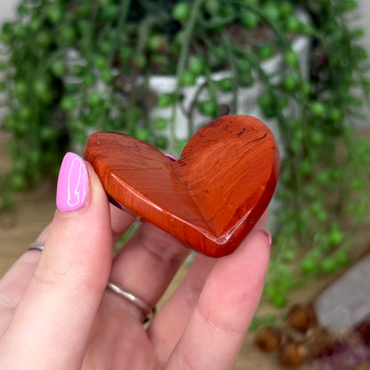 Red Jasper 3D Heart (Z529)
