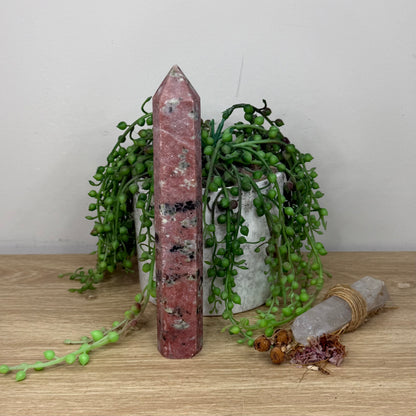 Plum Blossom Tourmaline Tower (Z355)