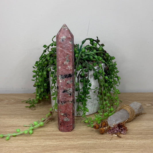 Plum Blossom Tourmaline Tower (Z355)