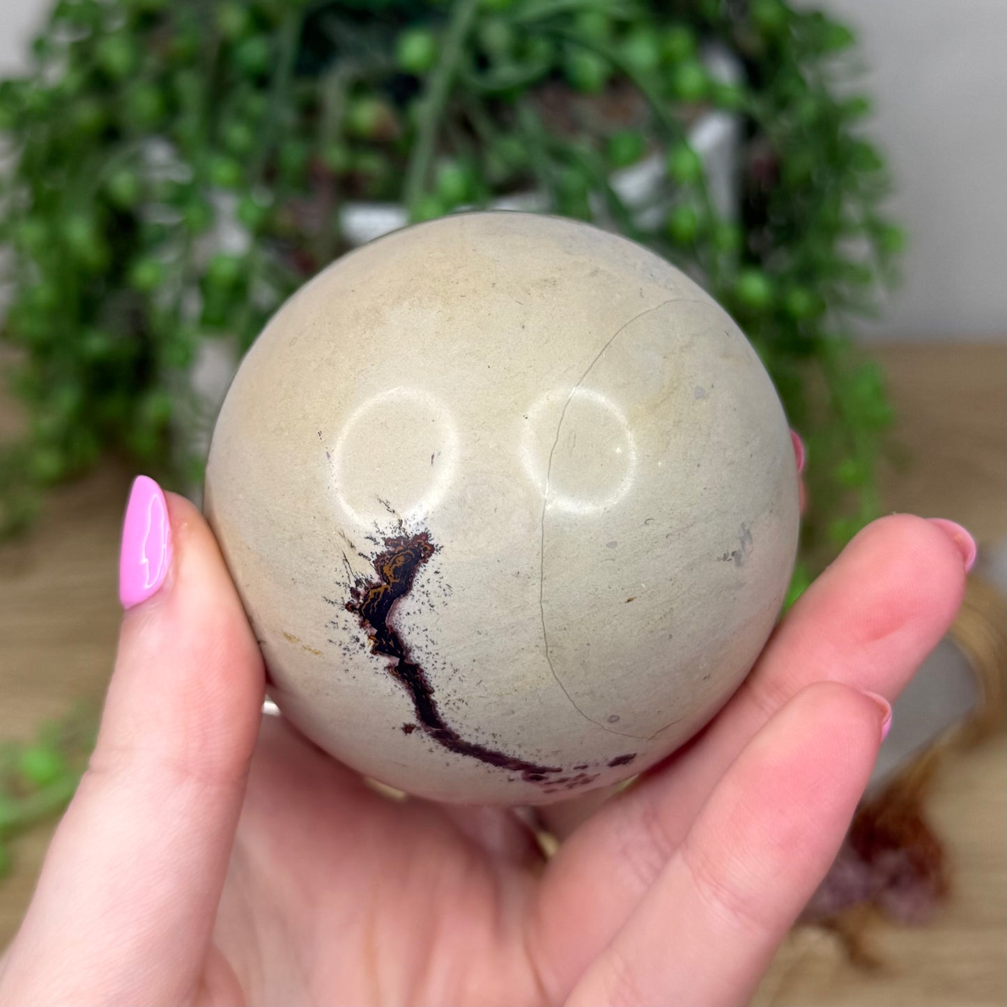 Picture Stone Jasper Sphere (Z494)