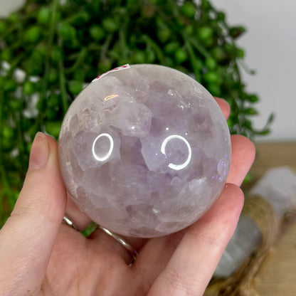 Amethyst / Flower Agate Sphere (P193)