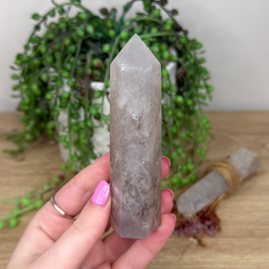Blue Rose Quartz Point (Z405)