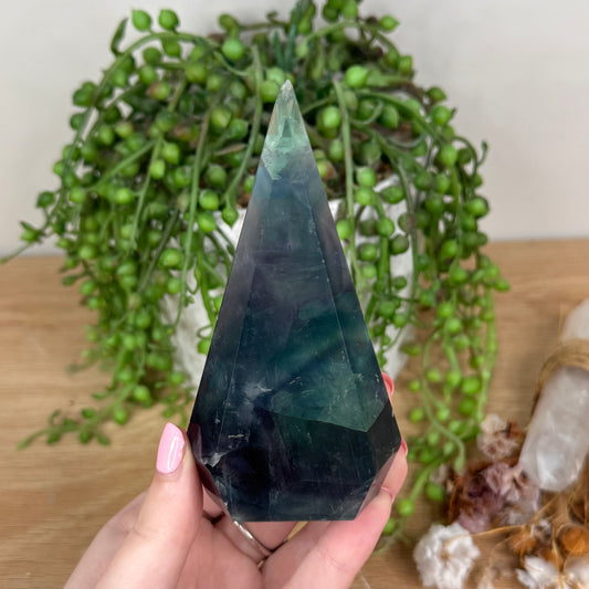 Rainbow Fluorite Arch Free Form (T985)