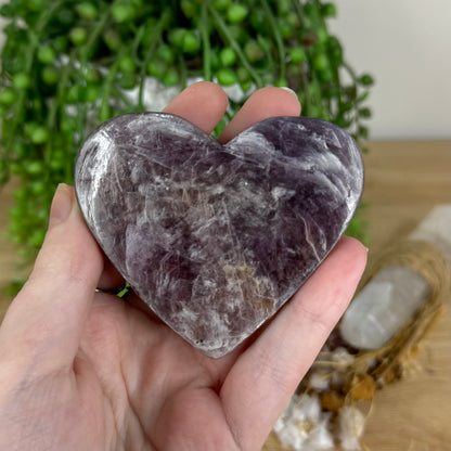 Purple Mica Heart (P271)