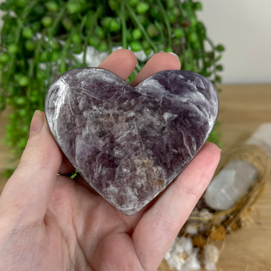 Purple Mica Heart (P271)