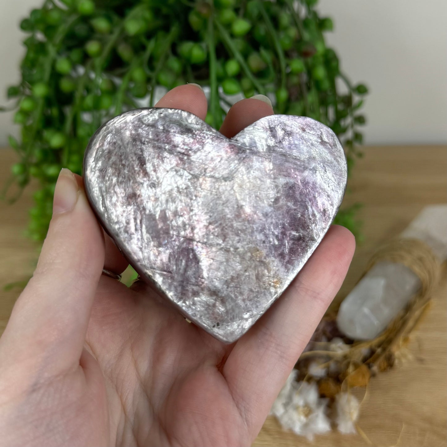 Purple Mica Heart (P271)
