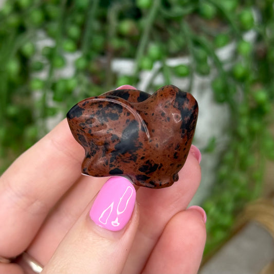 Mahogany Obsidian Bird (Z648)