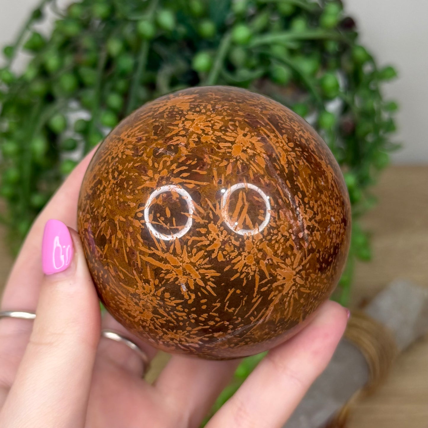 Firework Jasper Sphere (Z675)