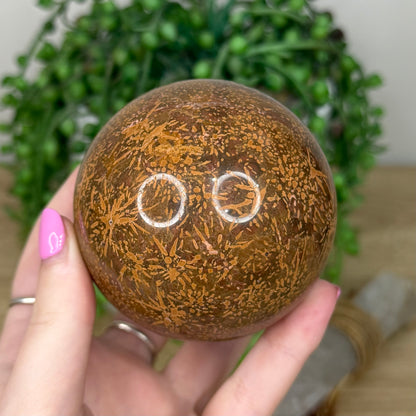 Firework Jasper Sphere (Z674)