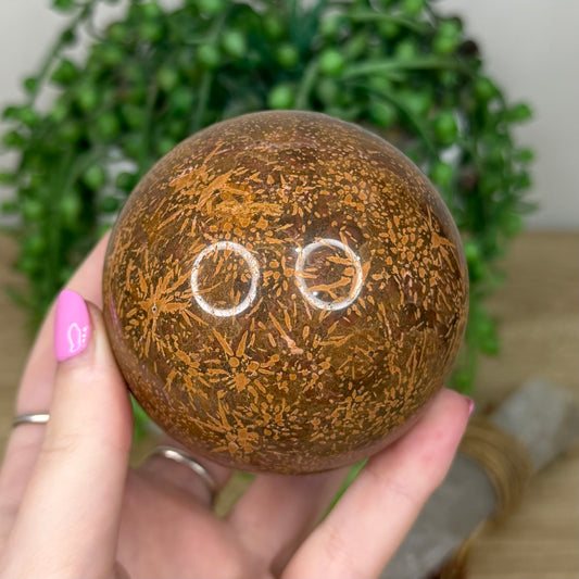 Firework Jasper Sphere (Z674)