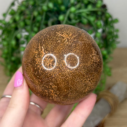 Firework Jasper Sphere (Z674)